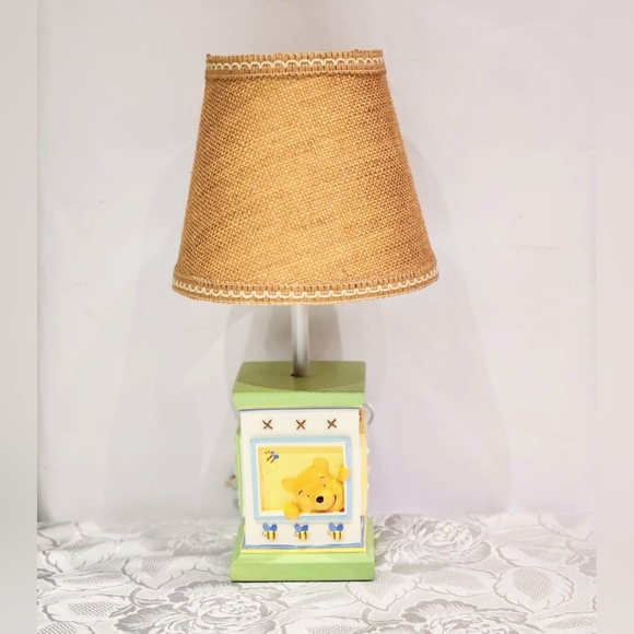 Winnie the Pooh and friends nursery night lamp.  Piglet, Eeore and Tigger - Picture 8 of 11